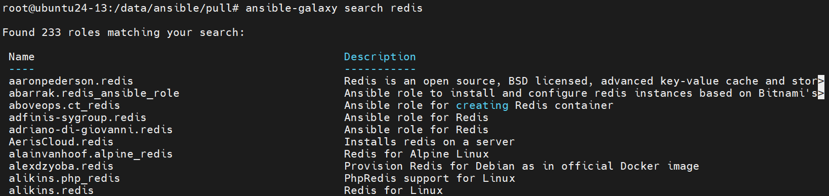 原 Redis Role 搜索结果