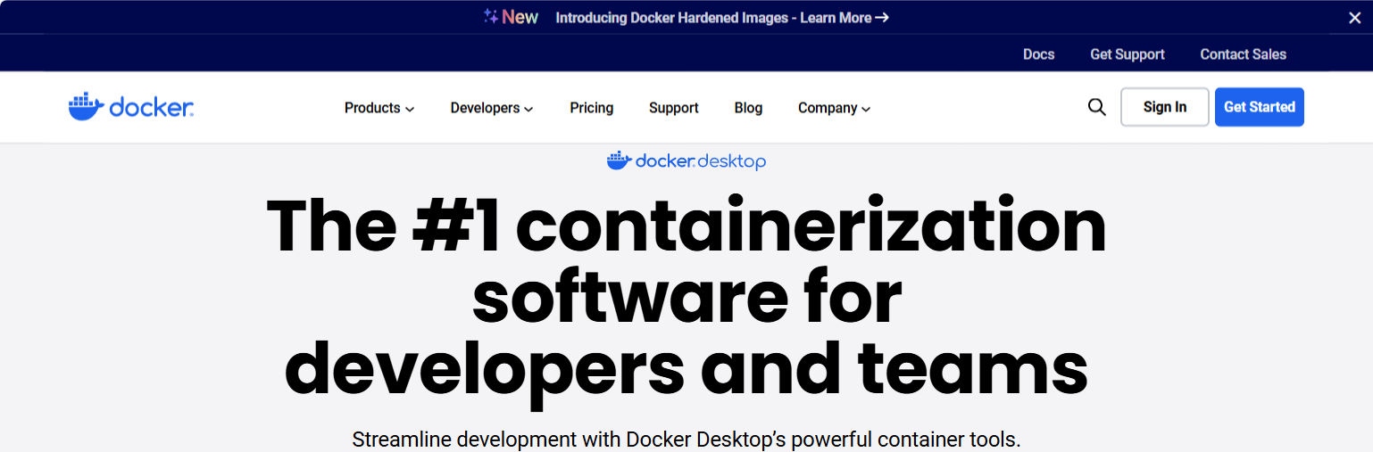 Docker 官网介绍